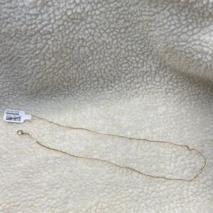 Urban Outfitters Elegant Gold Thin Chain Necklace 20 inches NEW